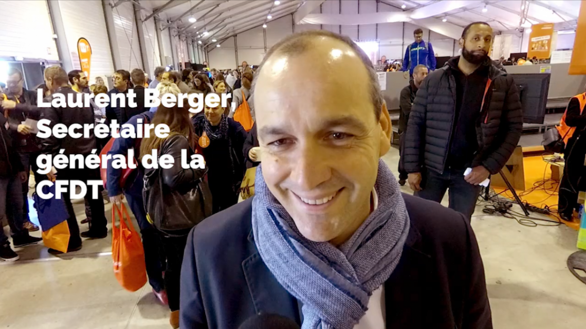 Laurent Berger, secrétaire général de la CFDT