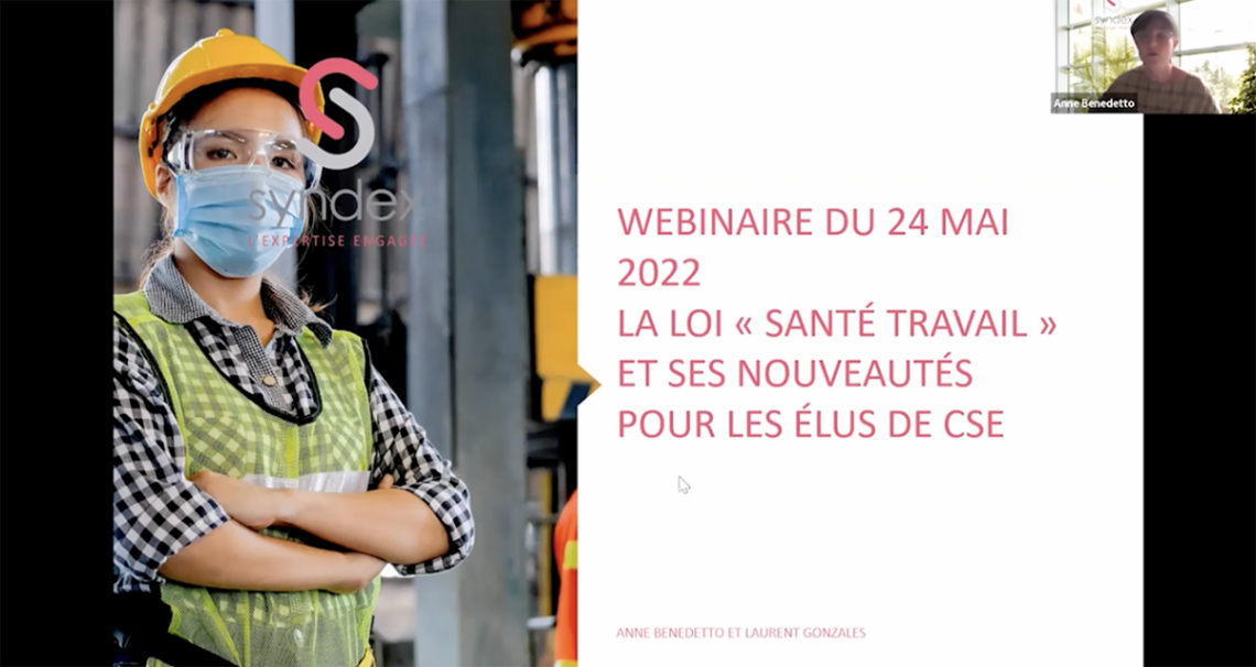 webinaire loi santé au travail