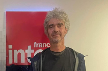 Sylvain Rossignol dans les locaux de France Inter